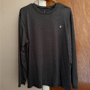 Spyder Heather dry fit long sleeve shirt